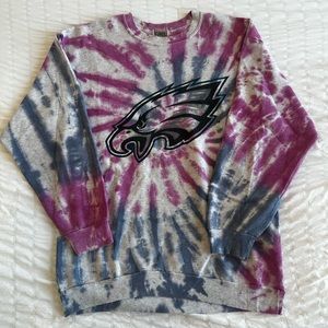 NFL Philadelphia Eagles Vintage Tie Dye Sweatshirt